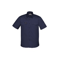 Syzmik Mens Rugged Cooling Mens S/S Shirt Black XXS