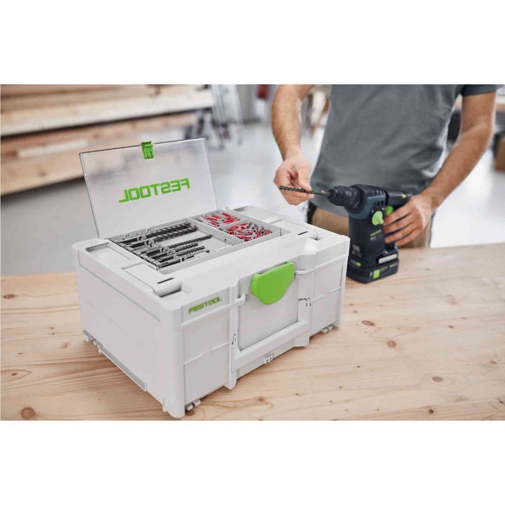 Festool Systainer3 SYS 3 Medium 237mm x 396mm with Storage Lid 577348