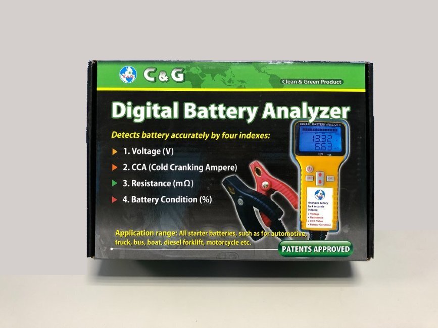 12 Volt Digital Battery Analyzer