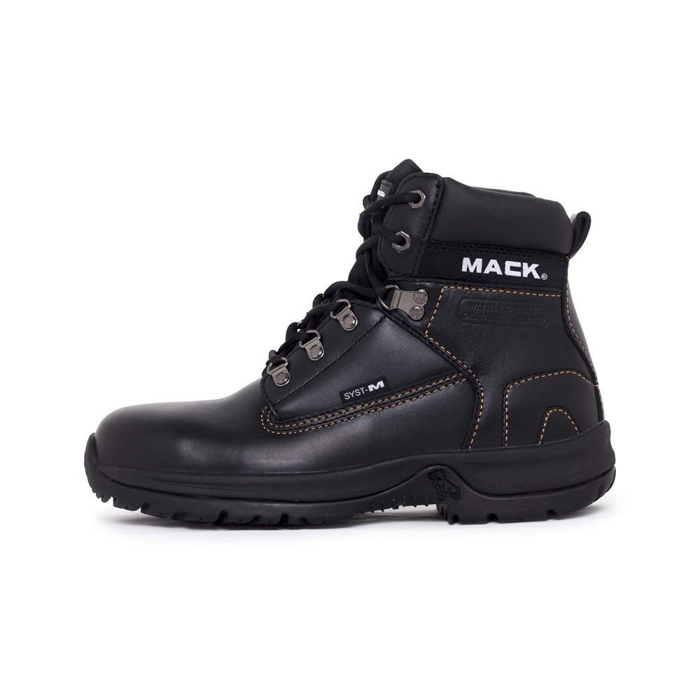 Mack Bulldog II Lace-Up Safety Boots Size AU/UK 4 (US 5) Colour Black