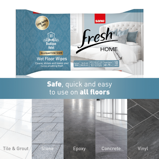 Floor Wipes Cleaning System Fresh Home Scent