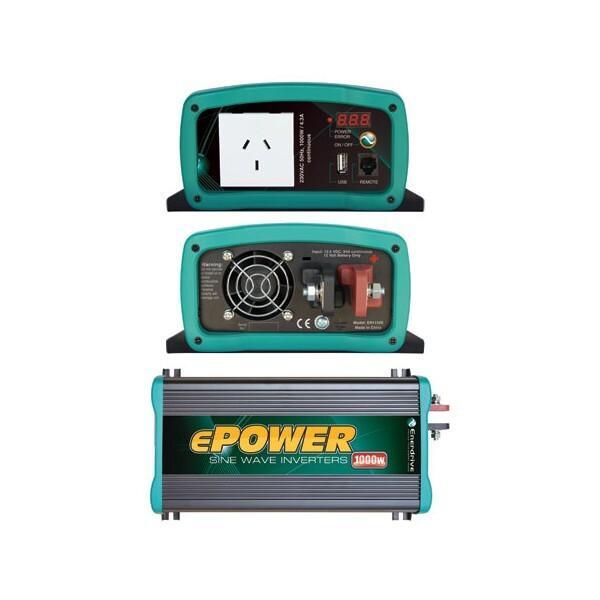 Enerdrive 12V to 240V 1000W Pure Sine Wave Power Inverter