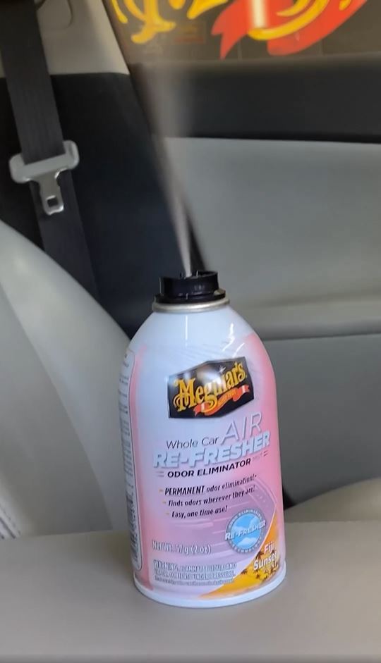 Meguiar's Whole Car Air ReFresher Odor Eliminator – Fiji Sunset Scent –  G201502, 2 oz