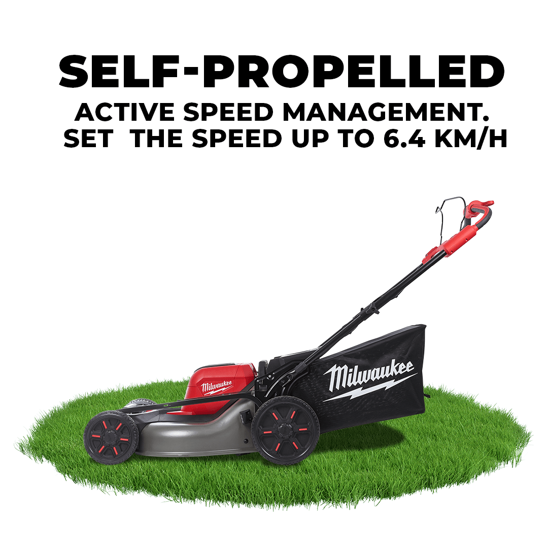 Milwaukee 18V FUEL 21" (533mm) 3-in-1 Variable Speed Self-Propelled Dual Battery Lawn Mower (tool only) M18F2LM210