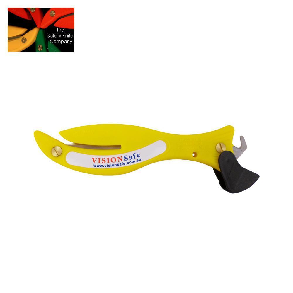 Metal Detectable Safety Knife Fish 200 without Hook Blade 