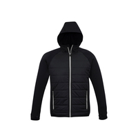 Mens Stealth Tech Hoodie Black/Lime 2XL