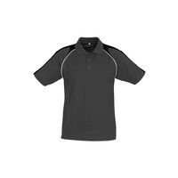Mens Triton Polo Ash/Black/White Small