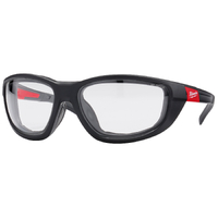 Milwaukee High Performance Safety Glasses Clear w/ Gasket 48732940