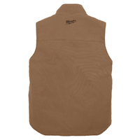 Milwaukee GRIDIRON Sherpa Lined Vest Brown - M 801BRM