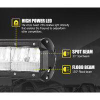 FIERYRED 20inch LED Light Bar combo Driving Lamp Offroad 4WD SUV Truck