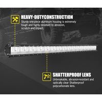 FIERYRED 45inch LED Light Bar Combo Driving Light Truck Offroad 4x4WD