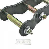 2x Rear Extended Greasable Shackle Lift Kit For Hilux Vigo KUN26 2005-16