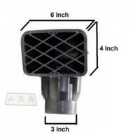 3 Inch 77mm Inlet Universal Replacement Ram Vehicle Snorkel Kit Head Top 4x4 4WD