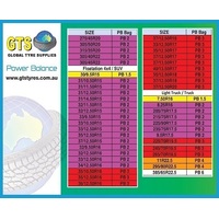 24 x 240g Bags (8oz) Wheel / Tyre Power Balance Beads PB3 Car 4WD Truck