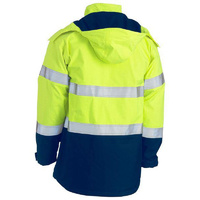 Taped Hi Vis FR Wet Weather Shell Jacket Orange/Navy Size XS
