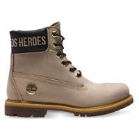 Timberland Women's Premium 6"" Waterproof Boots Shoes Leather - Light Beige Nubuck  - US 9
