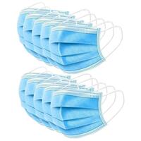 50x CE CERTIFIED Disposable SURGICAL MASKS Face Guard Dust Mouth 3 Ply Air Purifying