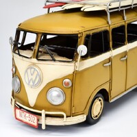 Volkswagen Kombi Van Ornament Yellow 32cm