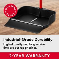 Tyroler BrightTools Rubber Dustpan Multi-Purpose, Extra Large, Dry & Wet