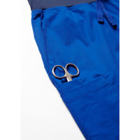 Mens Riley Slim Leg Jogger Scrub Pant Size S Colour Electric Blue