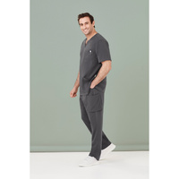 Mens Avery Multi-Pocket Scrub Pant Size 5XL Colour Charcoal