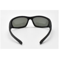 Eyres by Shamir BERCY Matt & Shiny Black Frame Polarised Grey Lens Safety Glasses