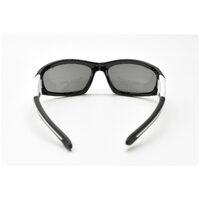 Eyres by Shamir BERCY Matt Black & White Frame Grey Lens Safety Glasses