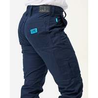 Womens Cuffed Pant Navy6