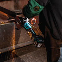 Makita 40V Max Brushless 125mm (5") High Output Angle Grinder - Paddle Switch (tool only) GA050GZ