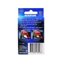 Narva 18226BL 12V T15 Wedge LED Globes 6000K, Twin Pack