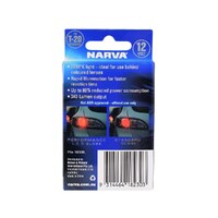 Narva 18230BL 12V T20 W21W Wedge LED Globes 2700K, Twin Pack