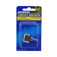 Narva 25A C/Breaker Auto Reset 90'Bk