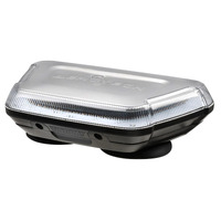 Narva 10-80V Aerotech LED Mini Light Box Amber/Clear Lens with Magnetic Mount