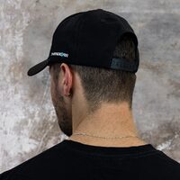 Hardkorr Baseball Cap Snapback, Black Emblem