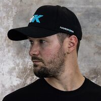 Hardkorr Baseball Cap Snapback, Blue/White Emblem
