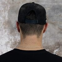 Hardkorr Trucker Hat Snapback, Black Emblem