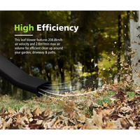 JOYO 20V Cordless Leaf Blower Lithium Electric Battery Nozzles 6-Speed Garden