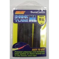 Surecatch Fishing 10mm Heat Shrink Tubing -Black - 0.5m Tube