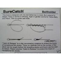 Surecatch Baitholder Nickel Hooks - Size 1 Qty 12