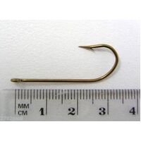 Mustad 4190 - Size 1 Qty 50 - Kirby Kendal Bronzed Hooks