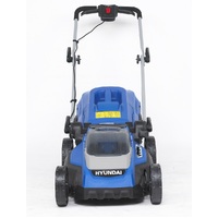 Hyundai 40V Battery 15" Lawn Mower Plastic Deck with 2Ah Lithium Battery and Charger