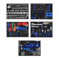 Kincrome 826 Piece Contour 42" 17 Drawer Workshop Tool Kit - Black K1962B 