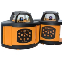 Metsys rotating self level construction laser horizontal and vertical with tripod and 5m staff