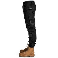 Form Work Wear Cuffed Work Pants Size 30 Colour Black