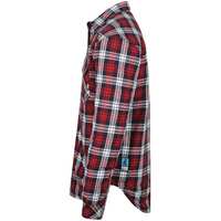 Form Work Wear Quilted Flannel Shirt Size Small Colour Red