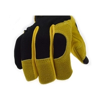 DeWalt Large Leather Hybrid Rigger Gloves L DPG216L