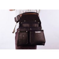 Buckaroo 3 Pocket Form Work Nail Bag - Black NBF3B