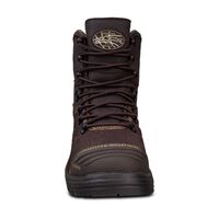 Oliver AT 65 Series 150mm Brown Lace-up Boot – Caustic and 100% Waterproof AU/UK 4 (US 5)