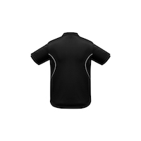 Mens Razor Polo Black/White Large