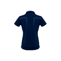 Ladies Cyber Polo Navy/Silver 24